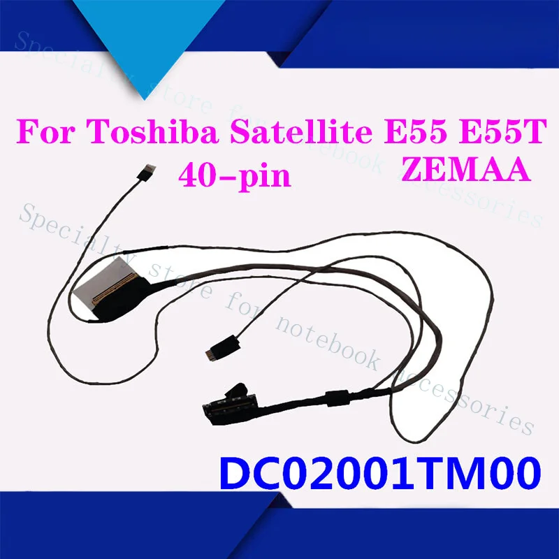 

Кабель для экрана A+ для Toshiba Satellite E55 E55T ZEMAA DC02001TM00
