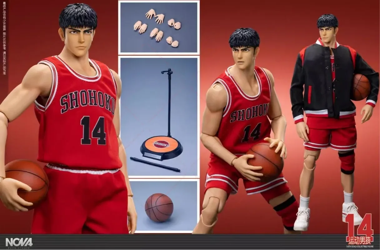 Pre-sale NOVA STUDIO 1/6 No. 14 Sports Boy Slam Dunk Mitsui Hisashi Action Figure Toy Gift