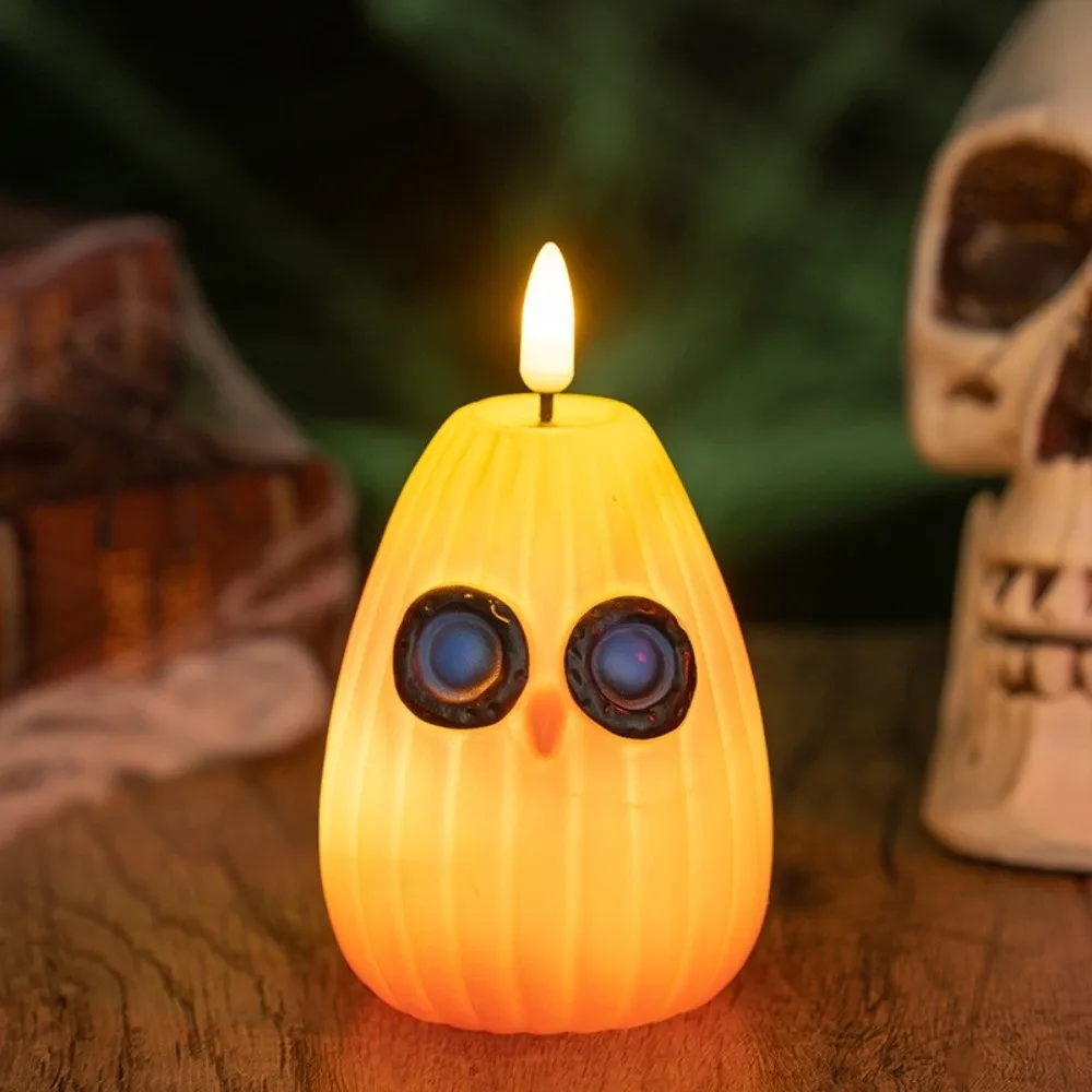 

Funny LED Halloween Owl Night Light Creative Cute Halloween Ornaments Small Desktop Ornament Bar Party Decor