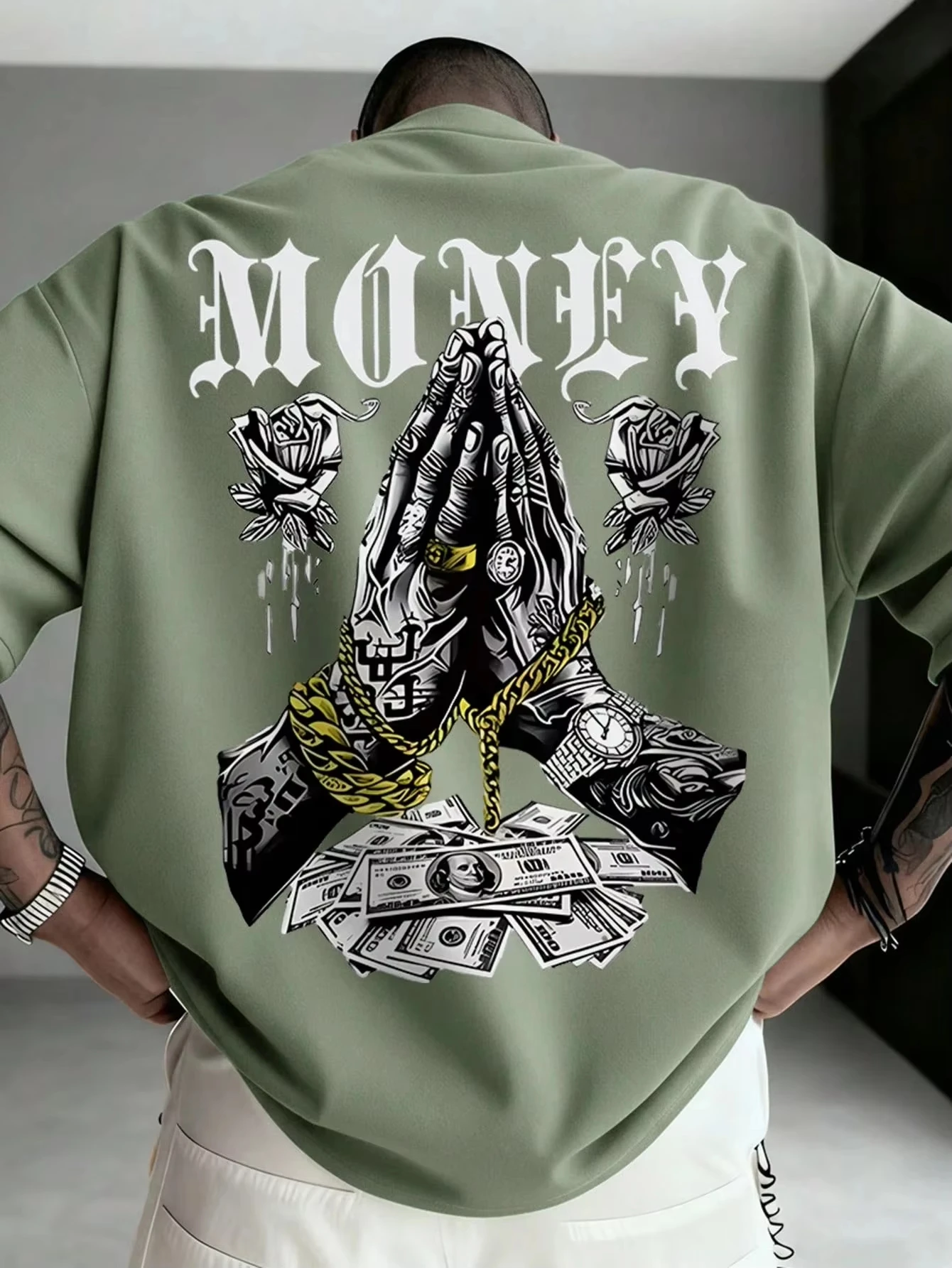 2026 Summer New Style Men's T-shirt with Letter Pattern 3D Print Street Casual Fashion Comfortable Soft Light Weight