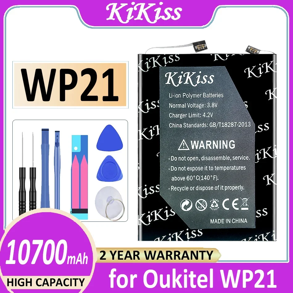 

KiKiss Battery WP21 (S105) 10700mAh for Oukitel WP21 Bateria