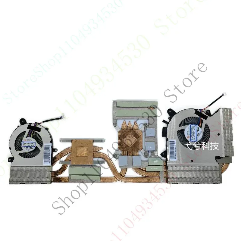 HC Новый процессор + графический вентилятор для ноутбука с радиатором для MSI GF65-Thin GF66 MS-1581 16W1 PAAD06D15SL N433 DC5V 0,55A PABD08008SH N413 DC5V 1