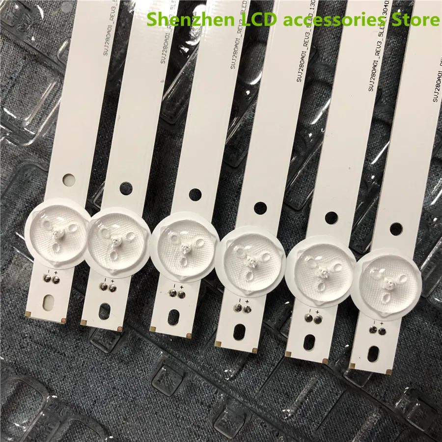 3 أجزاء/وحدة 530 مللي متر LED شريط إضاءة خلفي ل Proline Bravis 28C2000B 28 بوصة TV L2830HD SVJ280A01 REV3 5LED 130402   M280X13 100% جديد