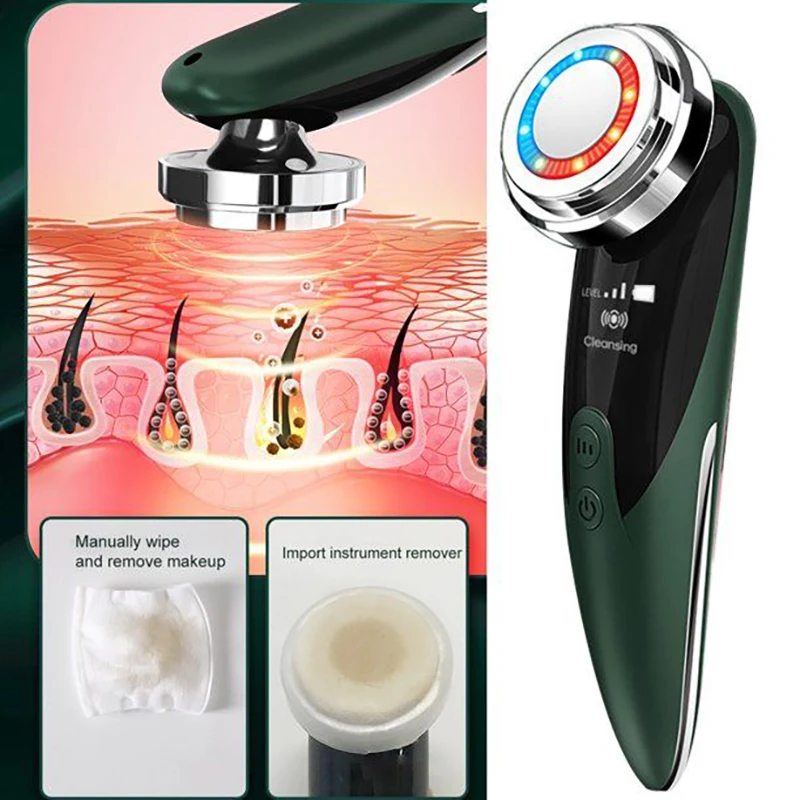 เครื่องยกกระชับใบหน้าความถี่ LED เครื่องกำจัดริ้วรอยและใบหน้าเครื่องมือดูแลผิว