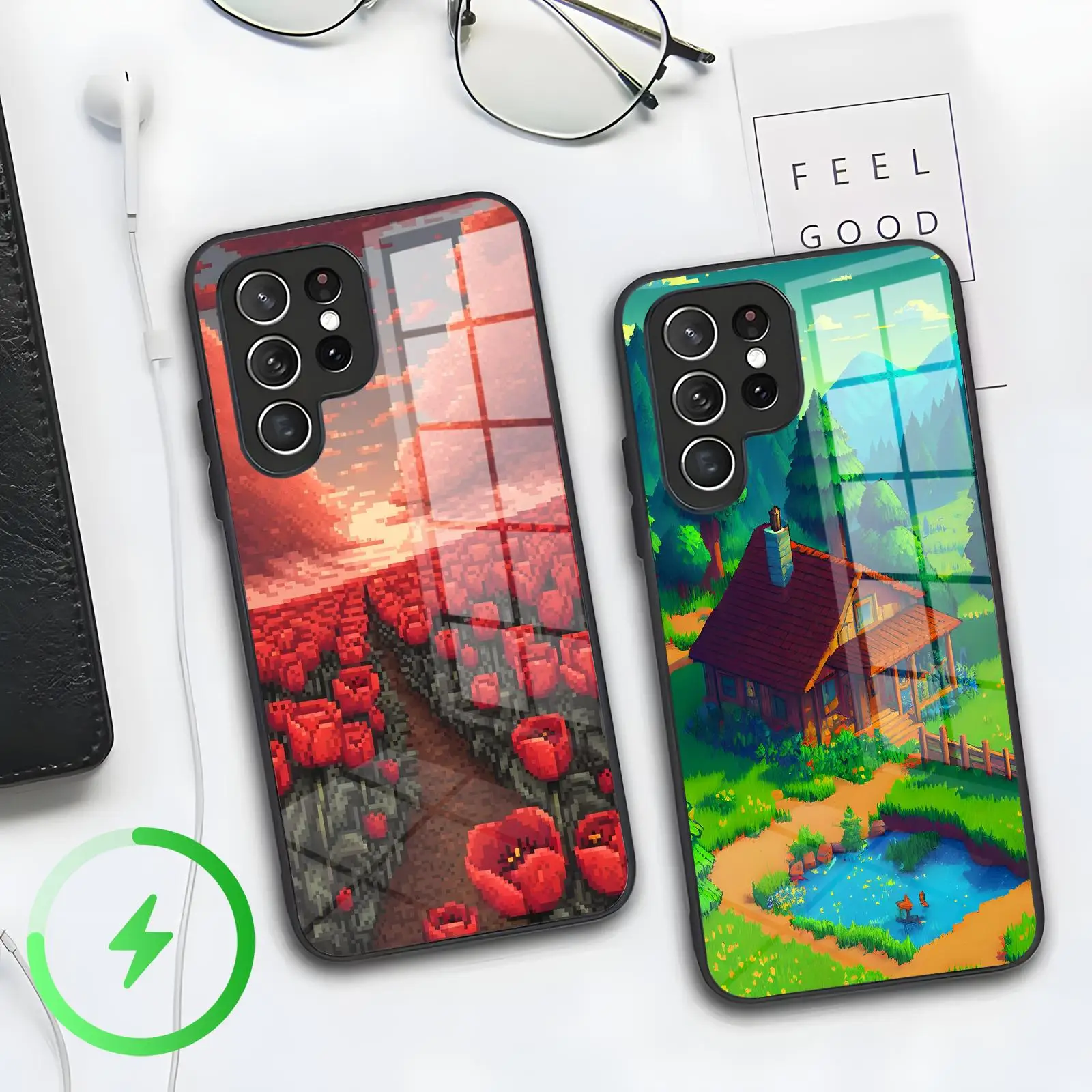 Classic game Stardew Valley Phone Case For Samsung S26 S25 S24 S23 S22 S21 Plus Ultra Note20 Magnetic Glass Phone Case