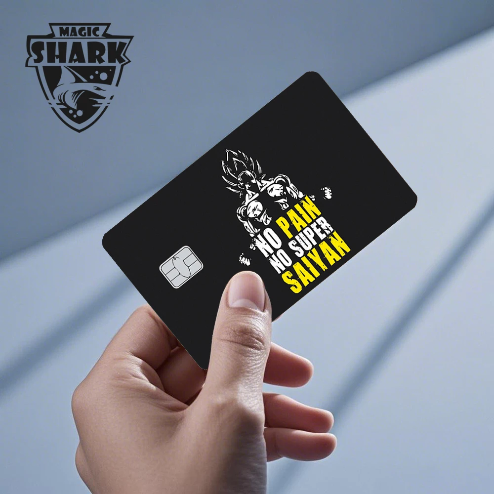 ماجيك شارك فاشن أنيمي دراغونز كرات 3M PVC ماتي رقيقة جدا الجلد ملصق غطاء فيلم لبطاقة الائتمان الخصم