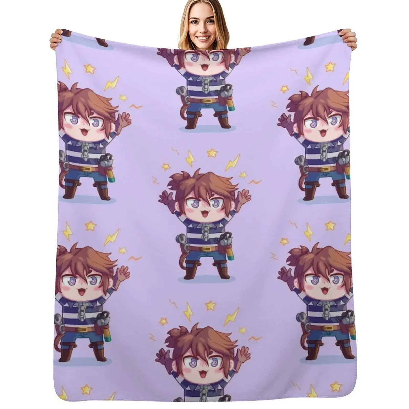 

Identity V - Electric Luca Throw Blanket Designers wednesday valentine gift ideas Blanket
