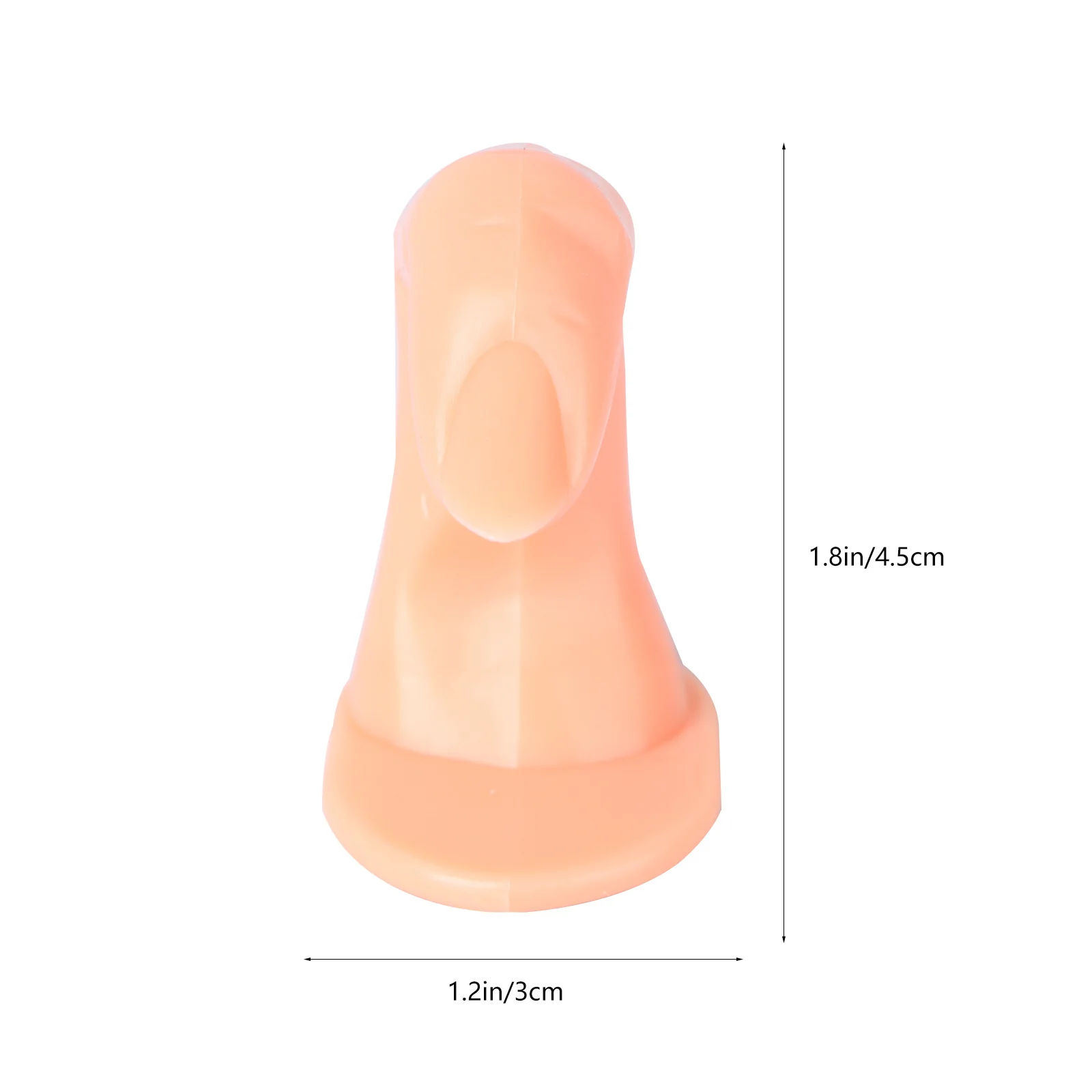 20 قطعة مسمار تلميح المحمولة كاذبة لمسمار الفن مانيكير التدريب أداة مبتدئين مانيكير ممارسة أصابع ممارسة الأصابع ل