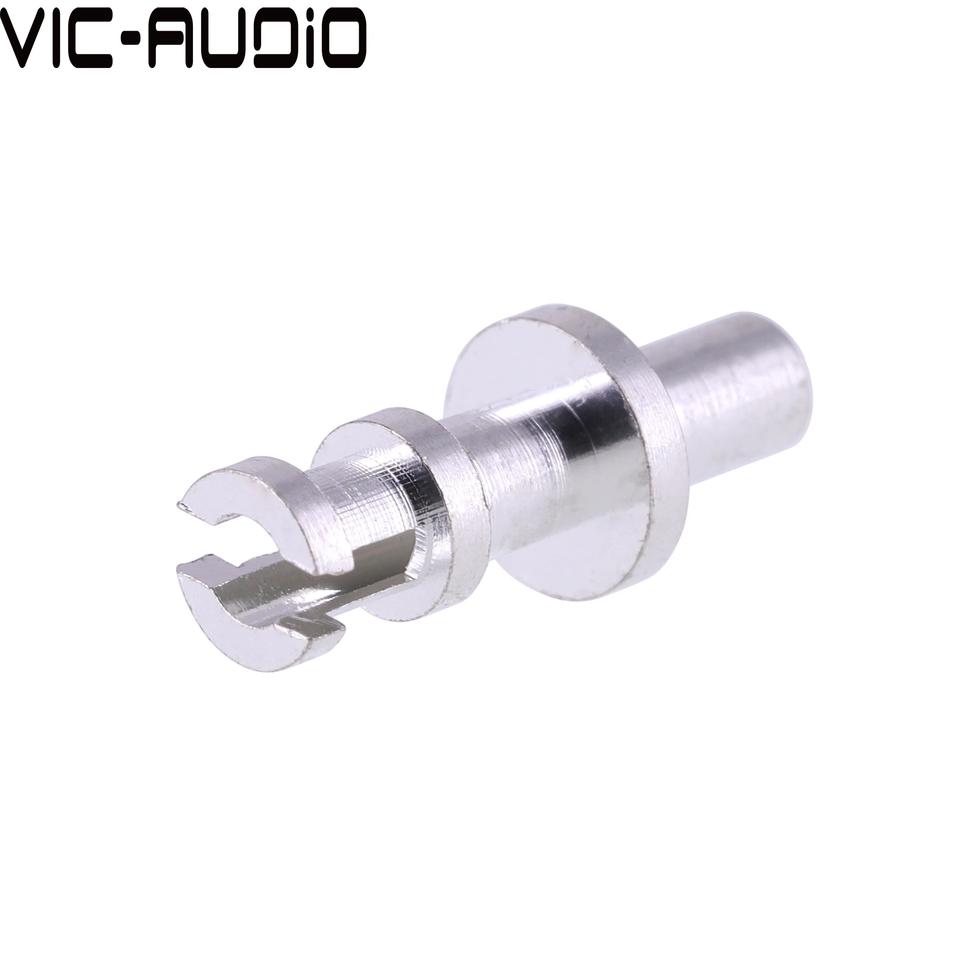 Terminal de poteaux de tourelle fendue, torrets en laiton étamé pour bande d'étiquette de 1mm ~ 3mm, amplificateur Audio hifi, bricolage