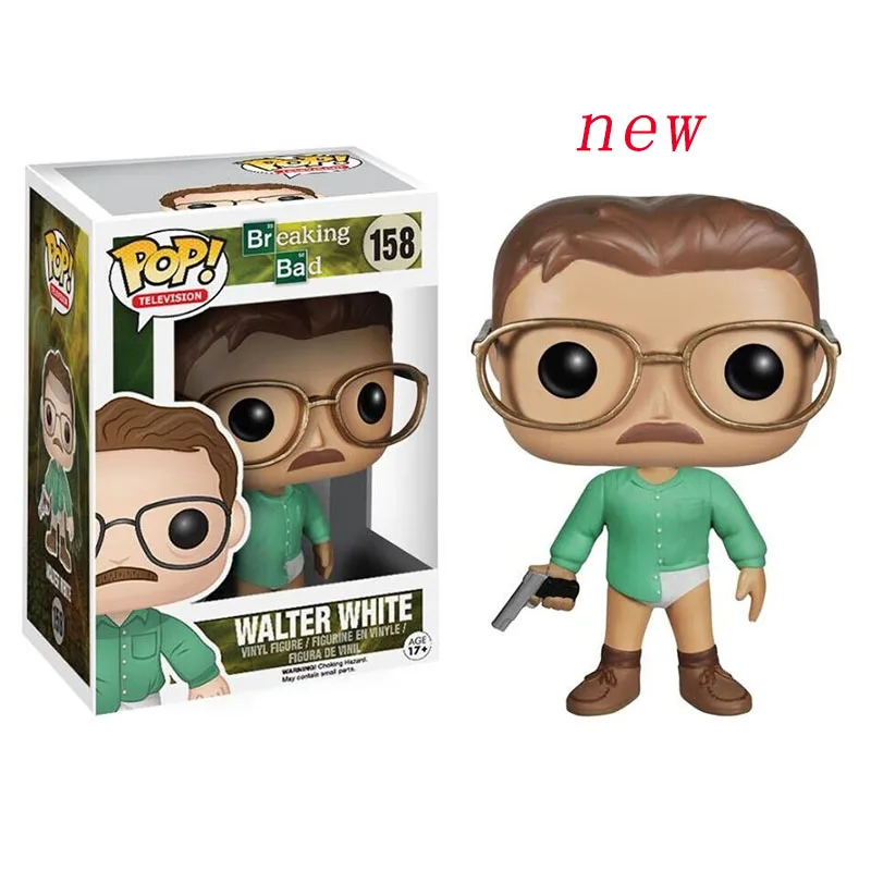 Funko Pop Breaking Bad Walter White 158# Vinyl Doll Toys Doll Accessories Vinyl Doll Model Toys Gift Brinquedos