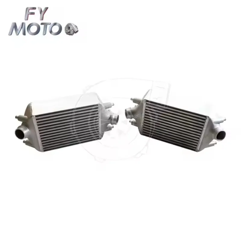 Upgrade Twin Bar&Plate Charge Air Cooler Compatible Porsche 911 Turbo 991.1 991.2, Stabilize High Boost Power Output