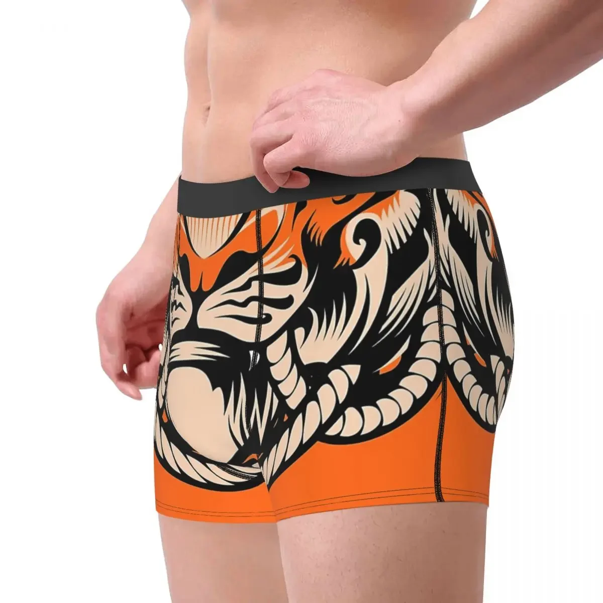 Tiger - Japan Animal Series Underpants Breathbale Panties Male Underwear Print Shorts Boxer Briefs