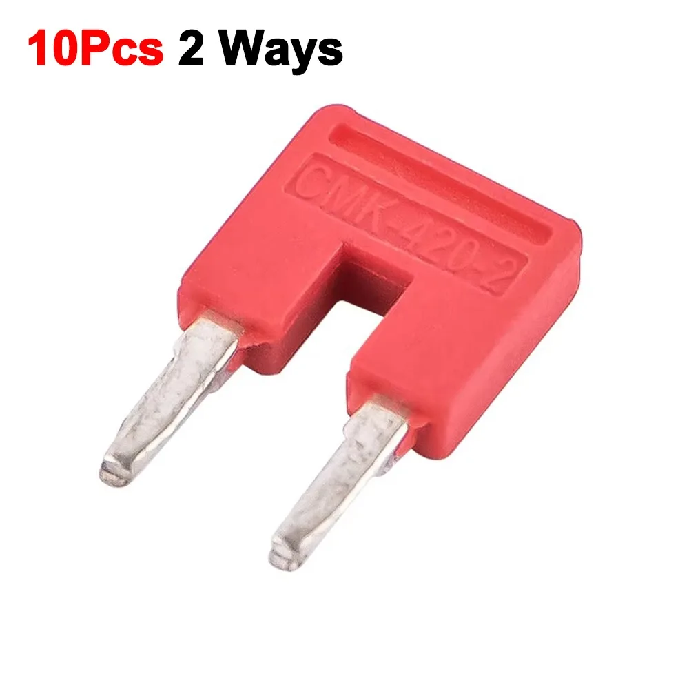 10Pcs CMK420 Din Rail Terminal Block 4mm2 11AWG 450V 32A Lever Type Rail Connector Color Coded Terminals DIN Mount Design