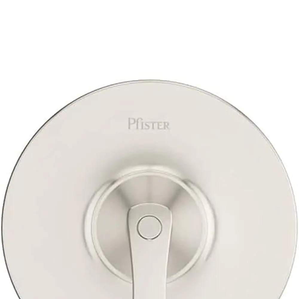 حوض استحمام من النيكل المصقول بمقبض واحد ومجموعة حواف دش، 898WRK، الصمام غير متضمن