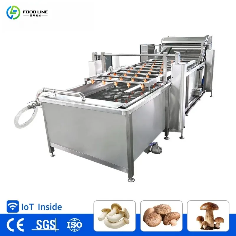 Customized Durable Vegetable Bubble Washer with a Smooth Welded Stainless Steel Surface
