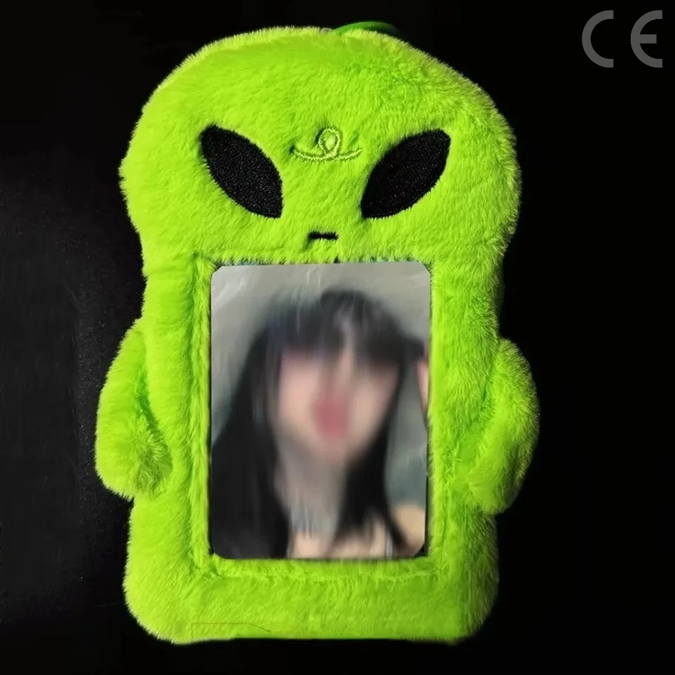 1PCS Fluffy Plush Card Holder Photocard Bus Card Sleeve ID Bank Credit Card Protector Soft Cute Stationery