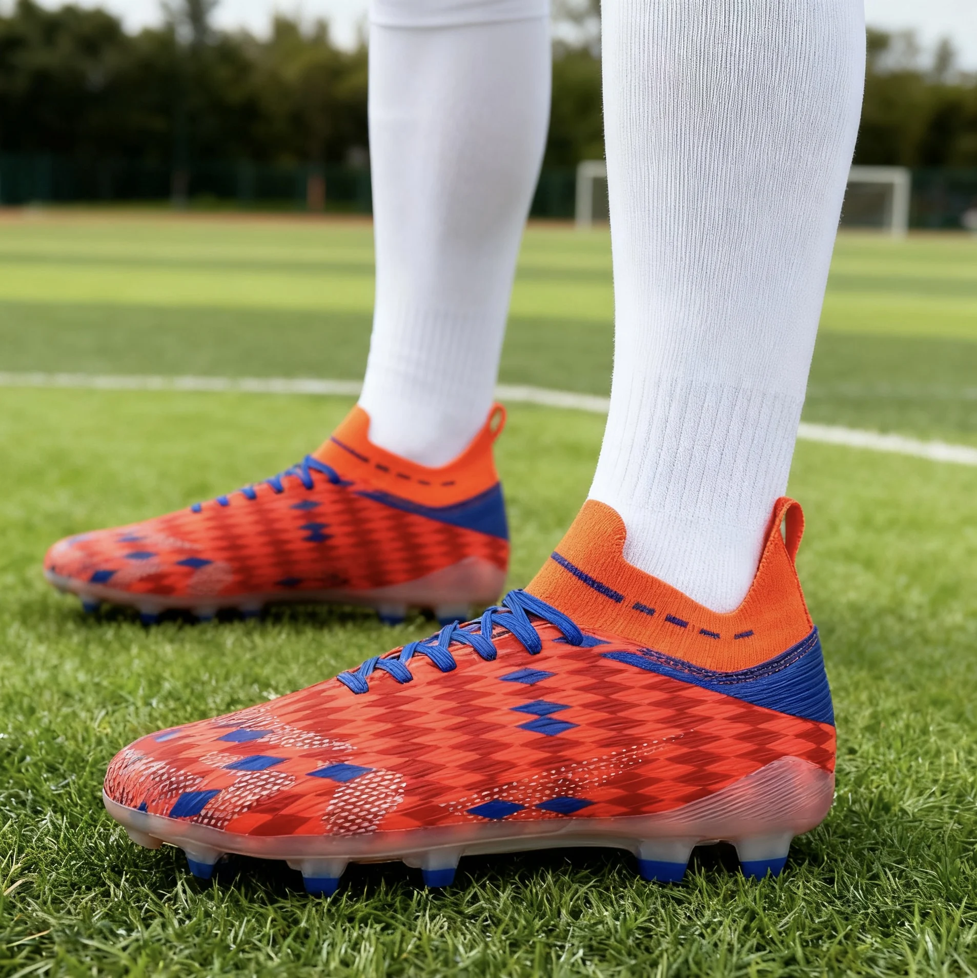 New Men Football Boots Professional Soccer Shoes Hot Sale High-quality TF/FG Cleats Futsal Women Unisex Ultralight Sneakers