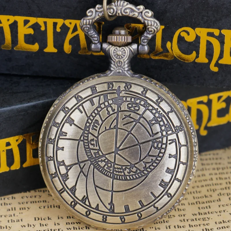 Steampunk Retro Theme Design Quartz Pocket Watch Analog Pendant for Boy Delicately Carved Gifts relojes de bolsillo