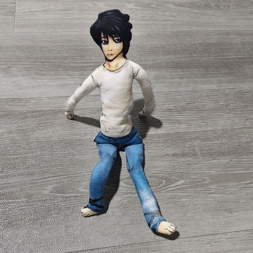アニメデスノート L · Lawliet コスプレ人形ぬいぐるみぬいぐるみ鉄線