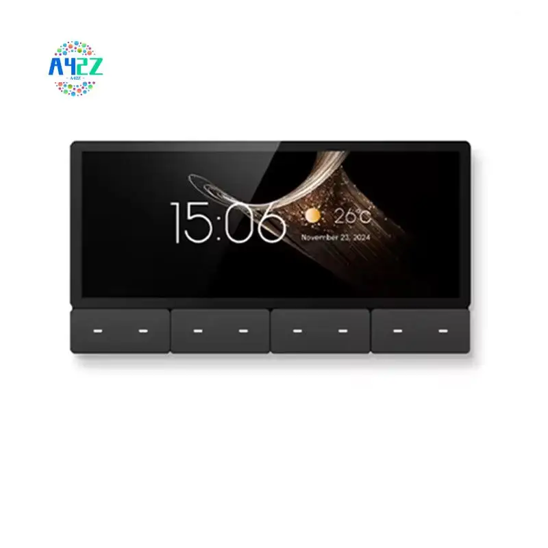 

A42Z-6.2 Inch TUYA Smart Multifunctional Central Control Screen ZIGBEE Gateway IR Infrared Android11 Audio Wall Amplifier