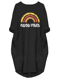Plus Size Women Short Sleeve O-Neck Loose Casual Dresses High Street Unisex style Double Pockets Oversize Loose Outerwear Top