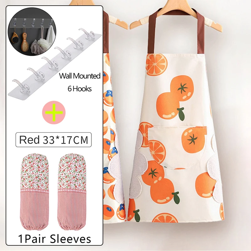 

Fashion Household Kitchen Apron Universal Thin Clean And Hygienic Easy To Wear And Take Off Apron