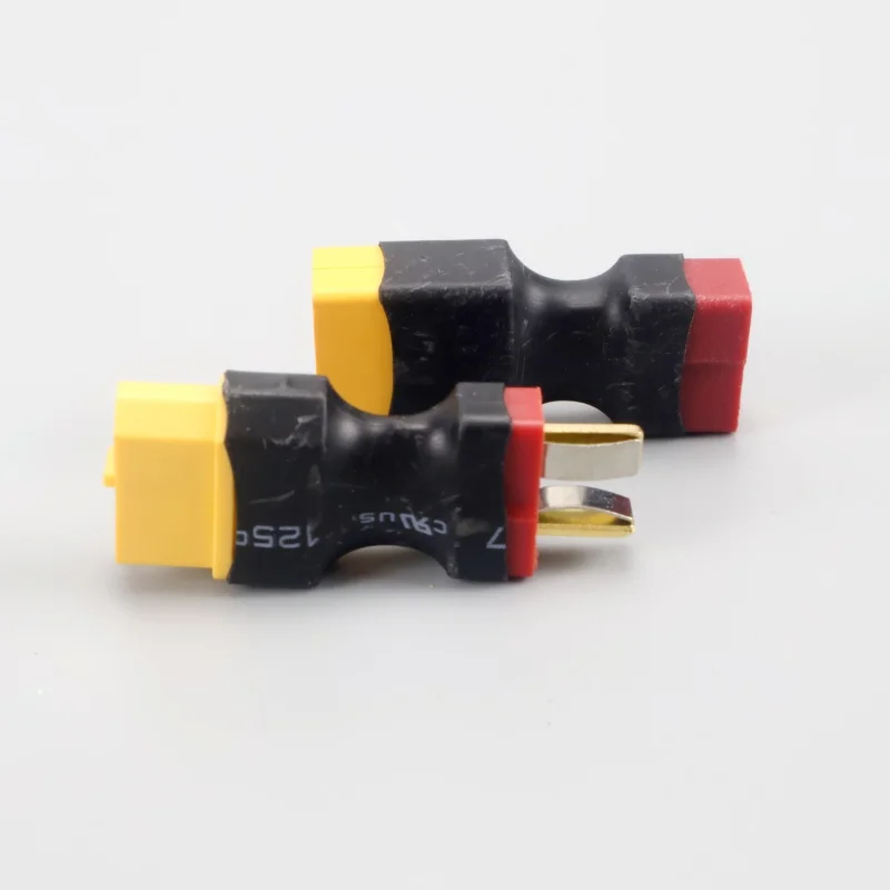 2 Stück RC XT60 Stecker/Buchse auf Deans-Stecker T Buchse/Stecker Adapter für Auto, Flugzeug, Hubschrauber, Quadcopter, Lipo-Akku, RC-Teile