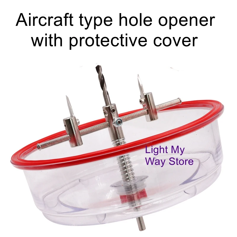 

Деревообработка типа самолета открывалка для отверстий регулируемая развертка сверло лезвие из сплава аудио пластиковый прожектор потолок DIY отверстия