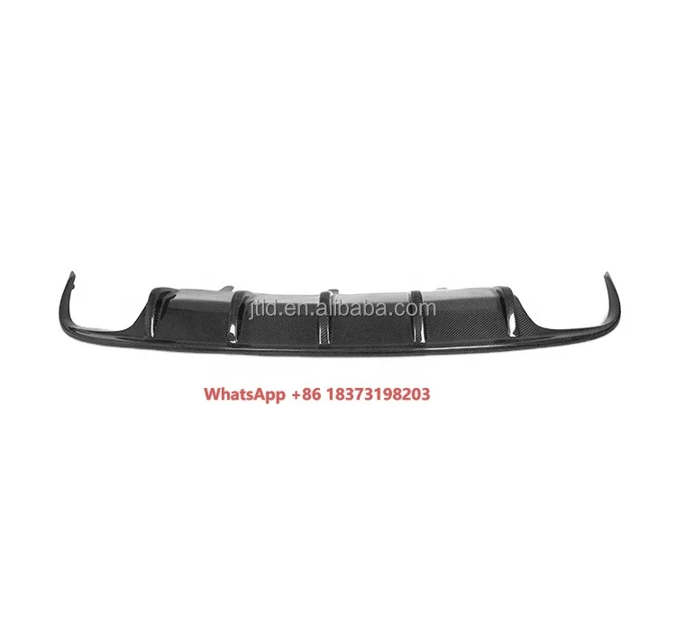

Car Rear Bumper Diffuser Lower Lip Carbon Fiber