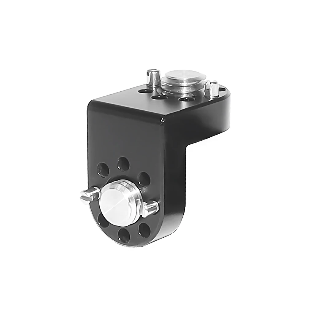 حامل تمديد قفص الكاميرا DSLR ، حامل زاوية يمنى 90 درجة ، فتحة تحديد موضع المسمار ، حامل محول ثلاثي القوائم