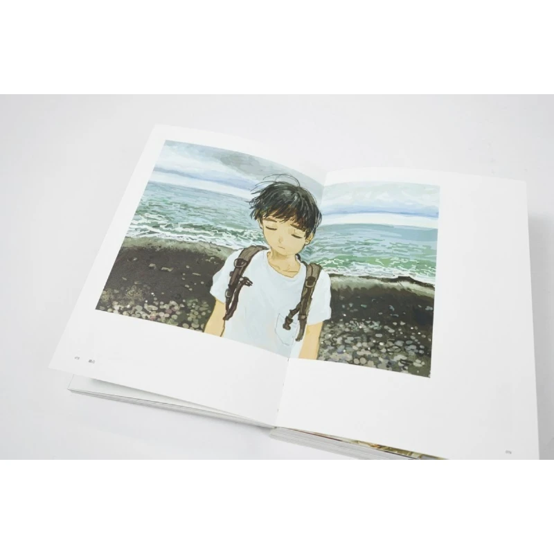 หนังสือภาพประกอบผลงานศิลปะของนัน มินาฮามู คอลเลกชันภาพประกอบส่วนตัว ภาพวาดอารมณ์ฤดูร้อน เด็กชาย เด็กหญิง ภาพวาดมินามิ เซาธ์