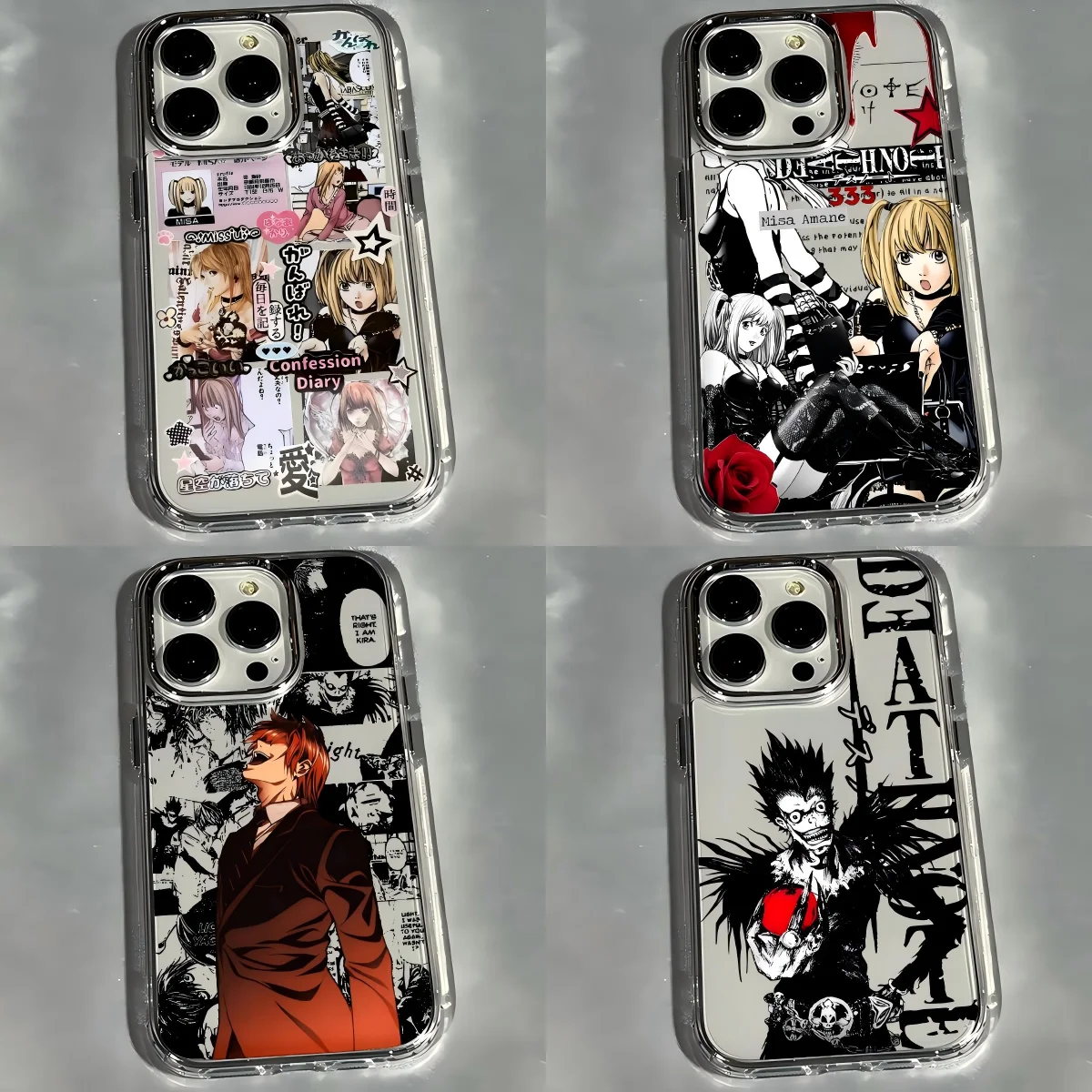 Funda de Teléfono Anime DEATHS NOTES para iPhone 17 16e 16 15 14 13 12 11 mini Pro Max X XR XSMAX 8 7 Air Plus, Carcasa Transparente Suave