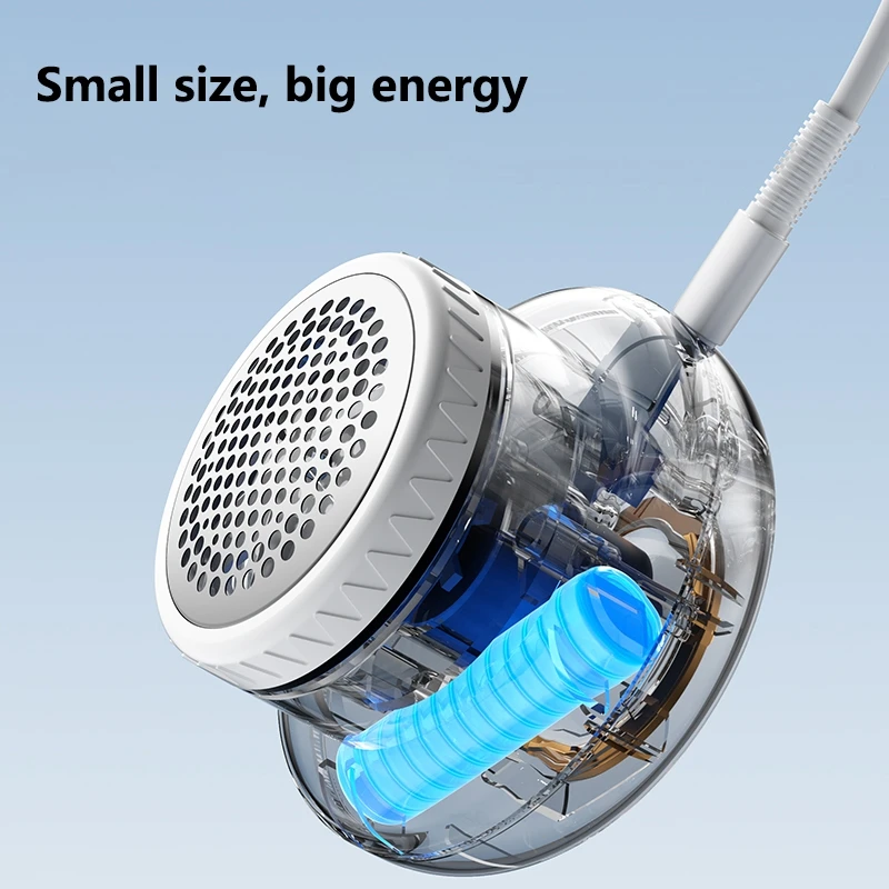 R8 New Household Rechargeable Portable Flying Saucer Hair Ball Trimmer Small and Portable Long Battery Life Type-C Charging