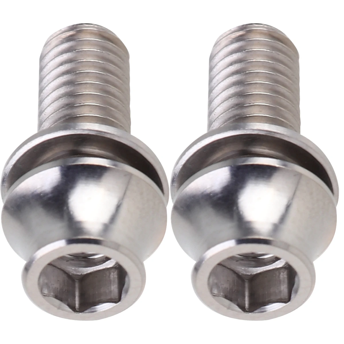 

2pcs Water M5 Standard Bike Aluminum Handle Riser Titanium Alloy Titanium Bike Screw Alloy Screw Hardware