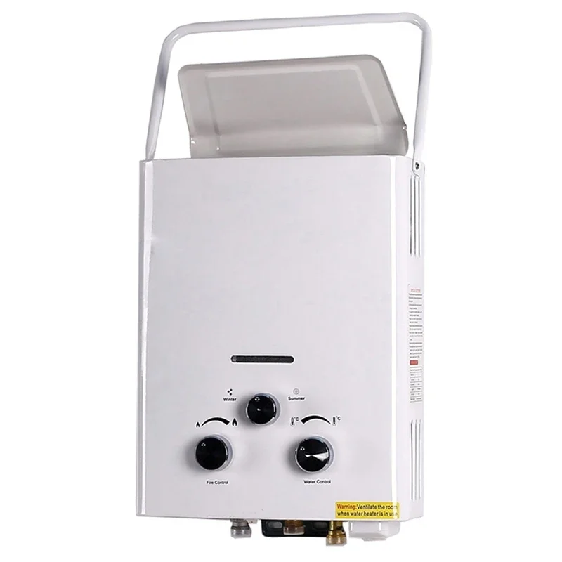 Aquecedor de água a gás RV, cama de reboque, carro, banho ao ar livre, aquecedor de água instantâneo, aquecedor de água não elétrico