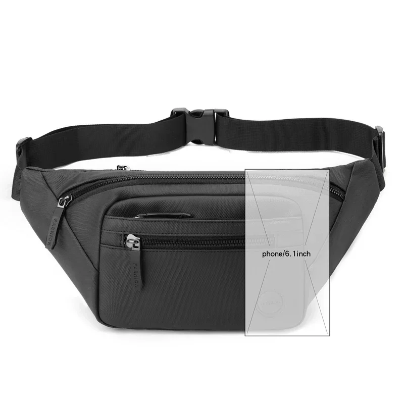 Unisex Waterproof Waist Bag Pack Male Belt Pouch Ladies Kangaroo Hip Phone Work Purse - Travel Gear for Men And Women