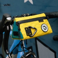 ULAC Coursier Apex 1L Bicycle Head Bag Waterproof Zipper Road Bike Handlebar Gear Bag MTB Tool Storage Triangle Pouch Bagpack