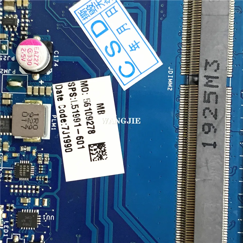 FPW50 LA-H323P L51991-601 L51991-001 Used For HP 15-DW 15S-DU 15S-DR Laptop Motherboard i5-8265U GPU MX110 2GB 100% Working