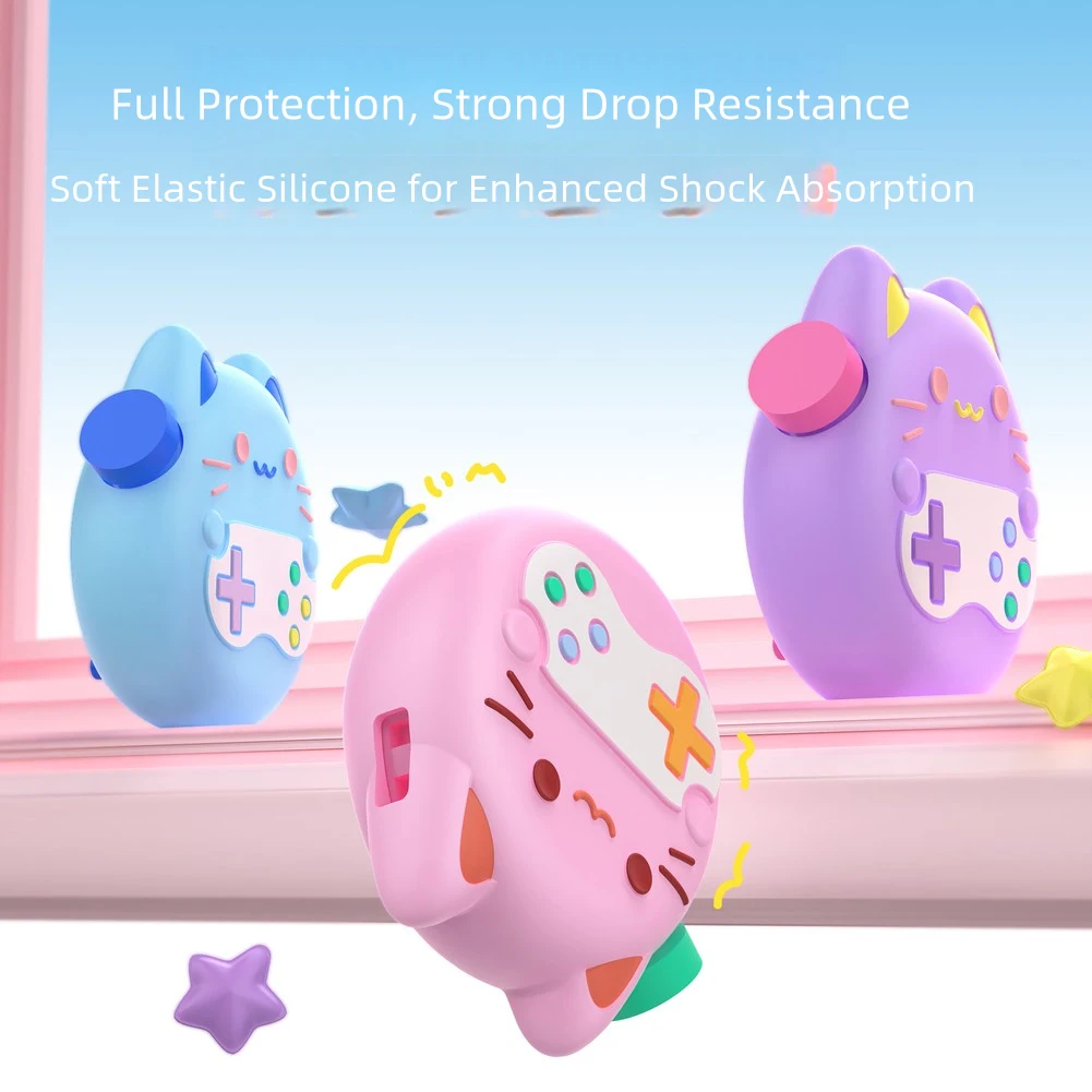 Per Tamagotchi Paradise Custodia in silicone Elegante antiscivolo Ultra-sottile Liquido Custodia protettiva carina Soft Shell Accessori per giochi Parti