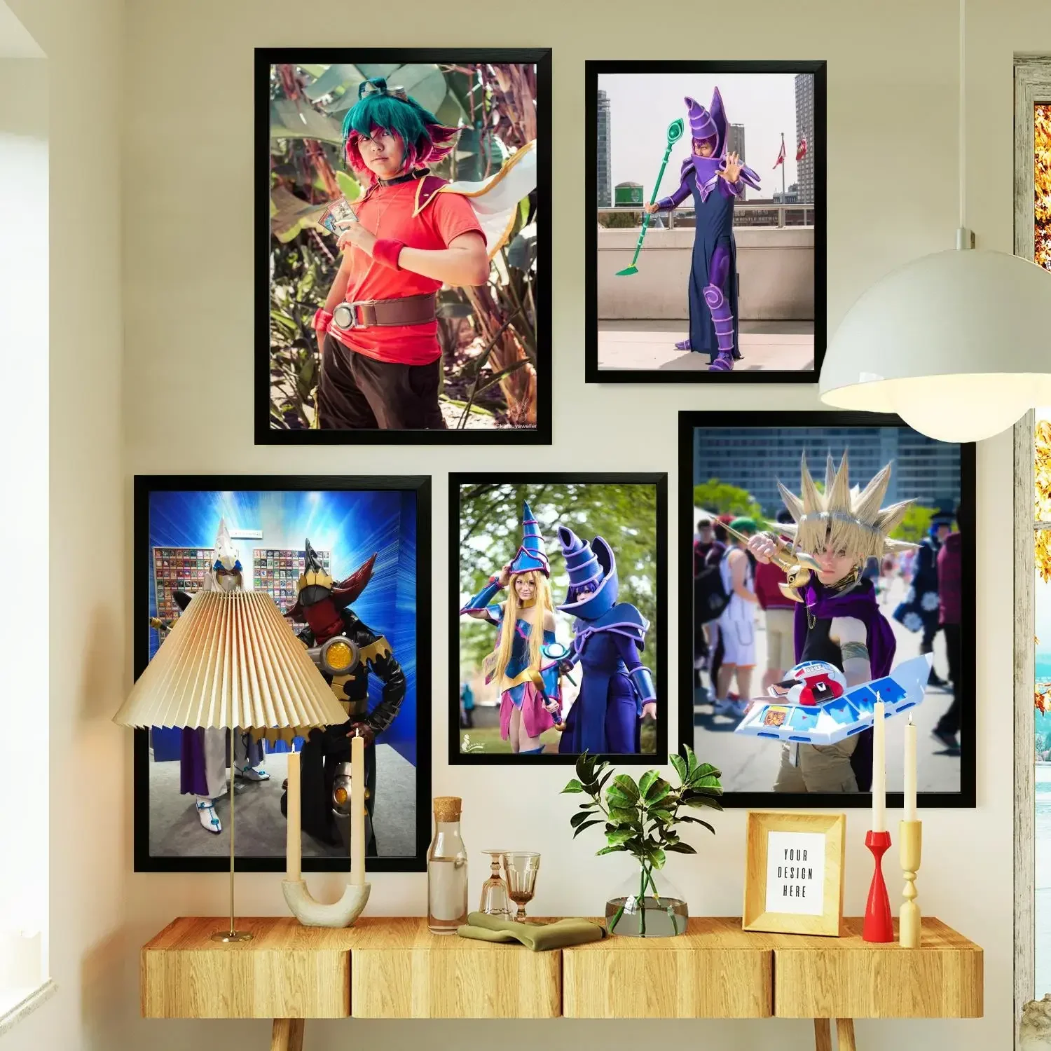 cosplay yugioh Poster Prints Wall Art Canvas Painting Poster For Modern Family Living Room Home Decor