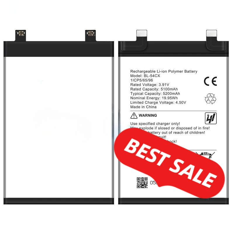 BL-54CX for Infinix Tecno Note 50 Pro Phone Battery 0 Cycle  High Capacity Battery Replacement Bateria Grade A Cell with Tools