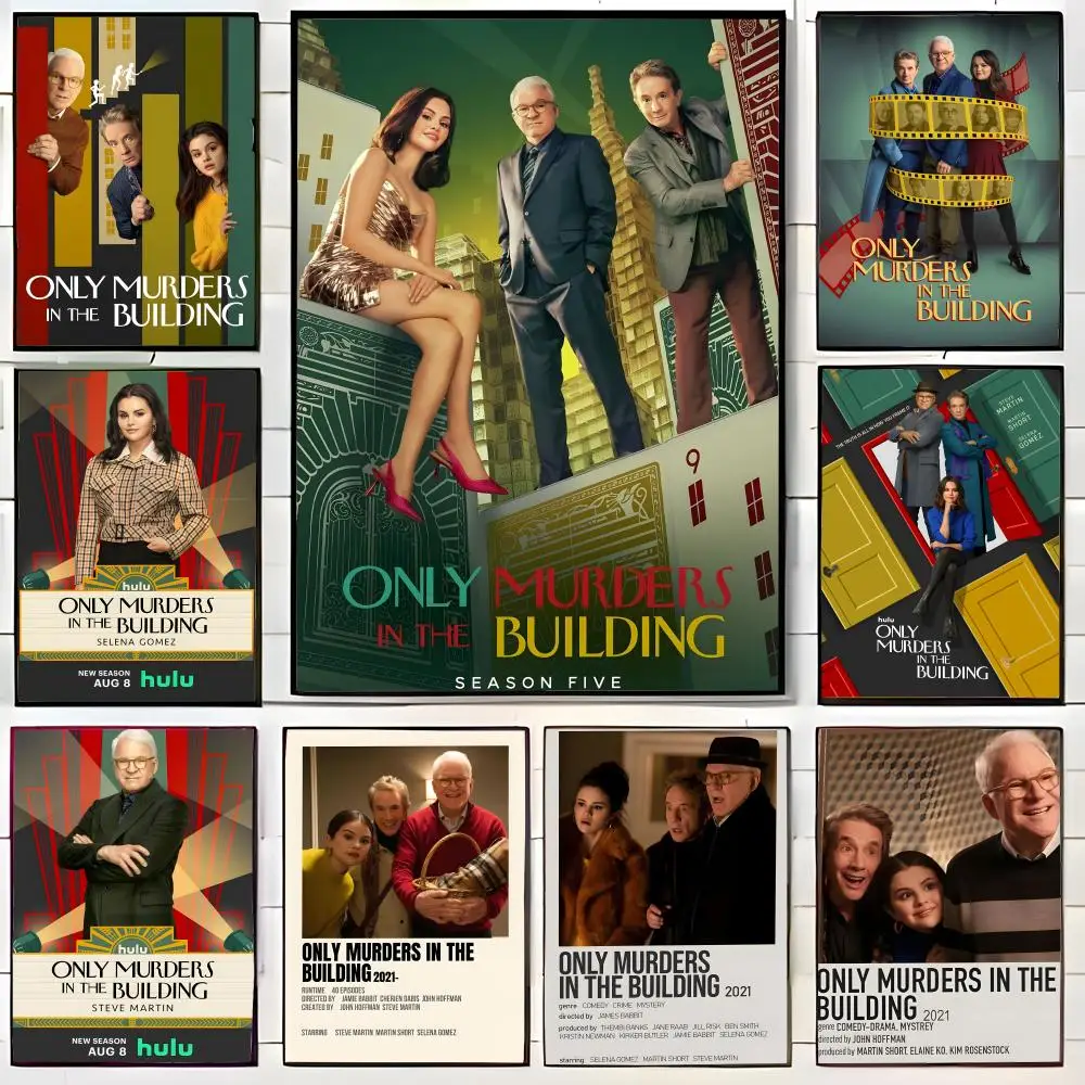 Mystery Series Only Murders in the Building Poster Wall Art Print Decorative Mural Home Decor Gift Unframed