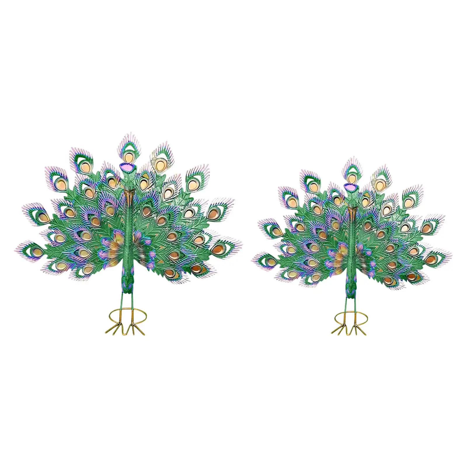 

Peacock Ornament Statue Standing Handmade Accessories Vivid Collection