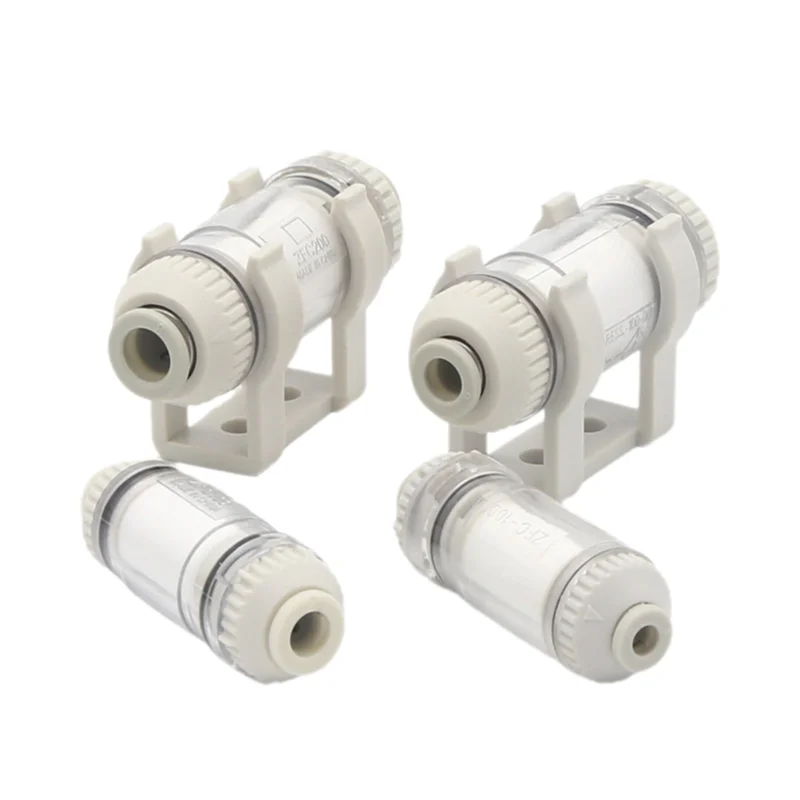 ZFC Series Vacuum Filter  In Line Removable Fiber Element For Air Suction Cup AZFC100 AZFC200 ZFC100-06B ZFC200-08B