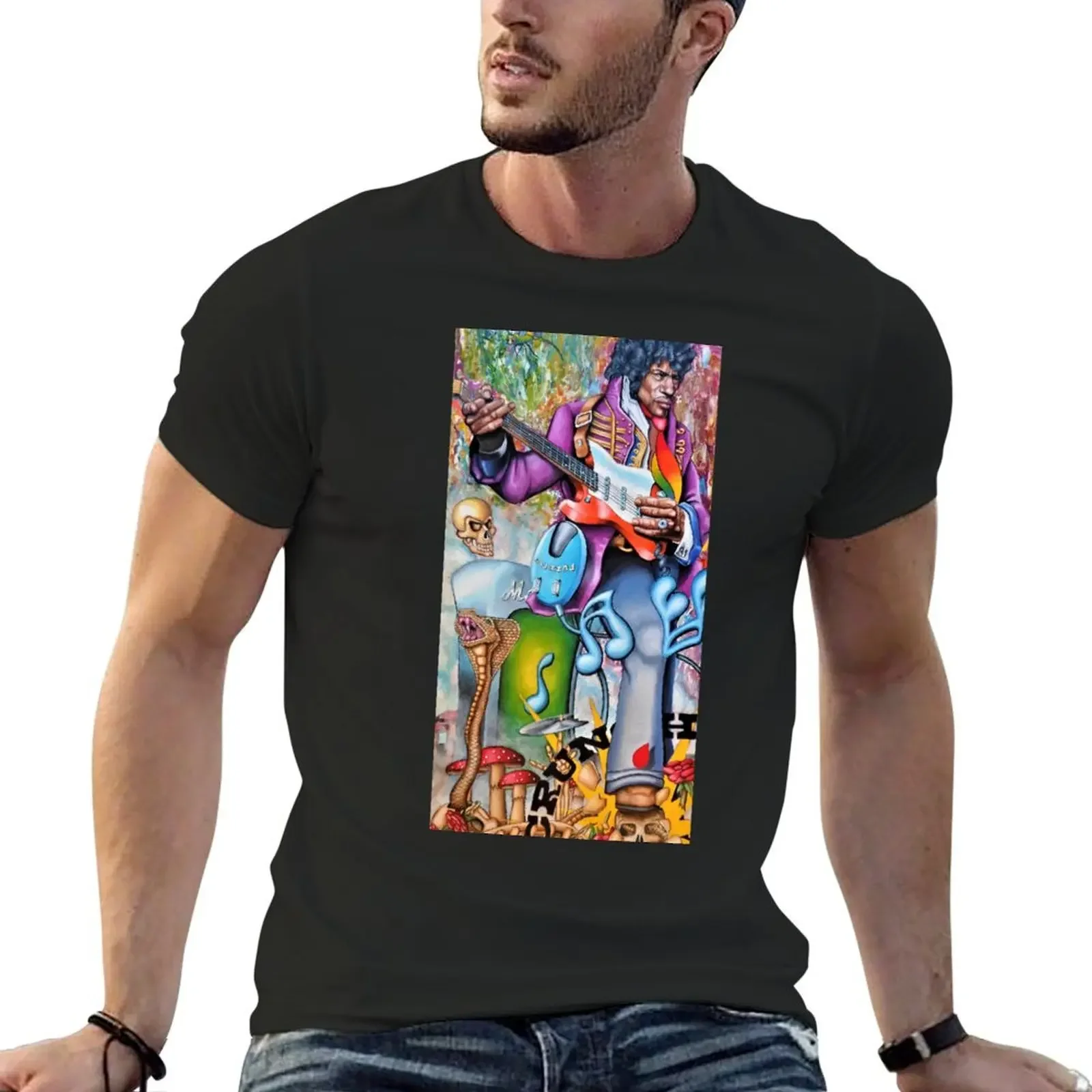 

The Guitar God T-Shirt animal prinfor boys cotton graphic tees cute tops fitted t shirts for men