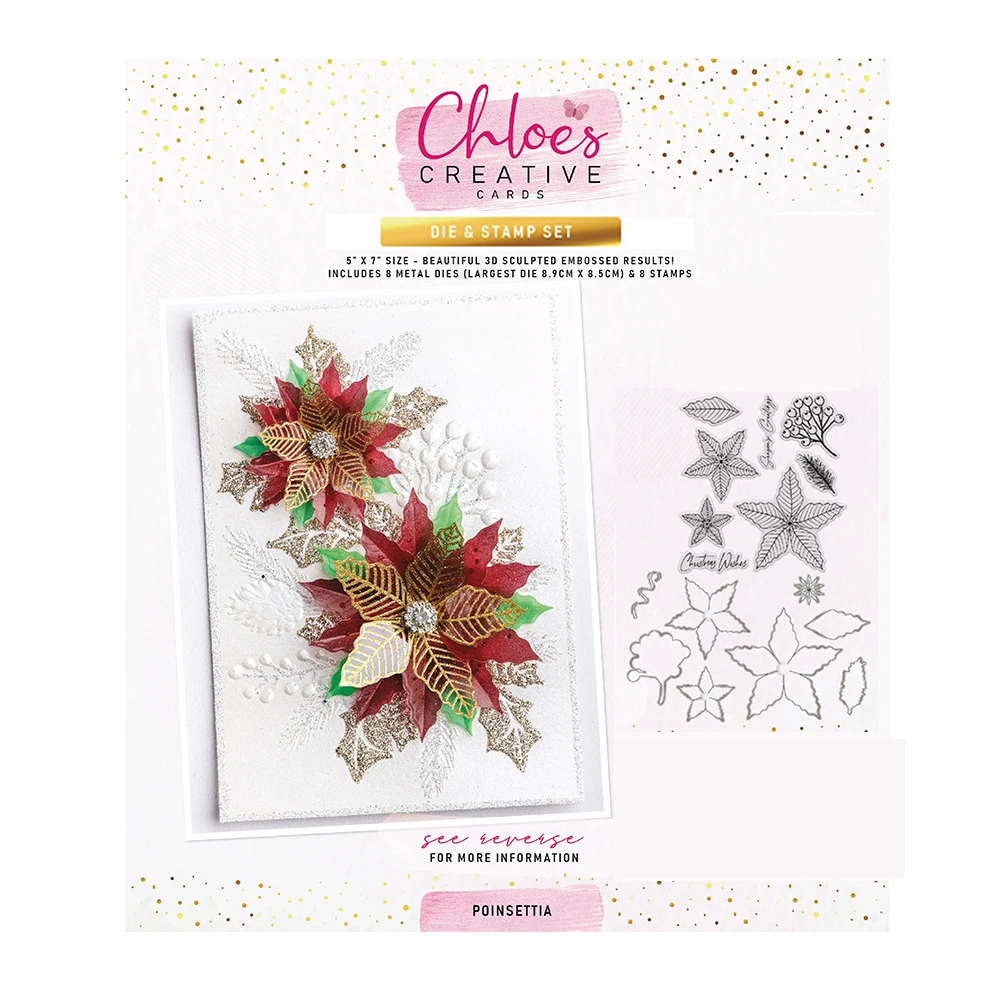 2022 Christmas Magnolia Cutting Dies And Stamps DIY Scrapbooking Envelope Decorative Embossing Handcraft Paper Craft Template