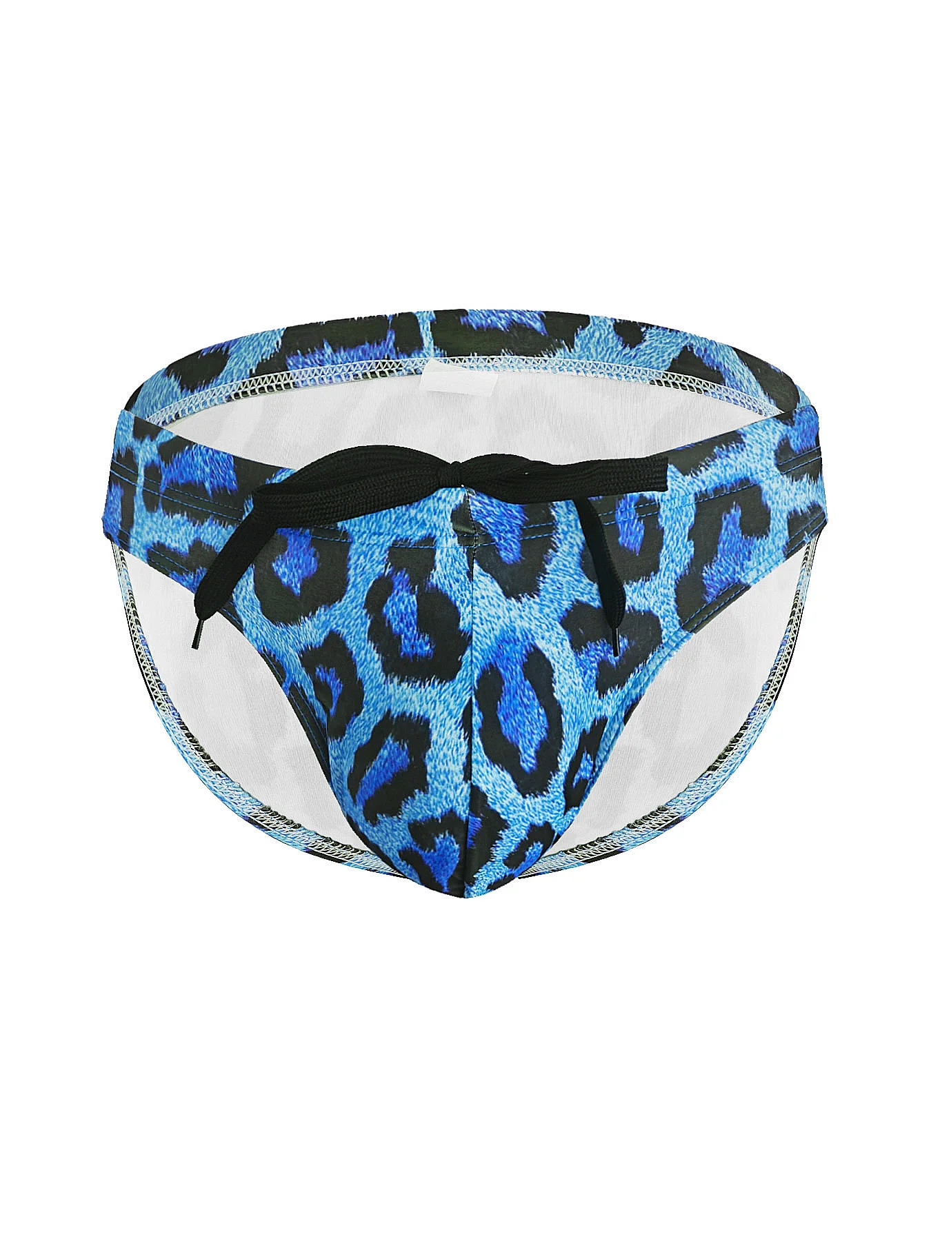 Men Sexy Swim Briefs Swimsuit Bikini Man Leopard Swimwear Swimming Trunks Bathing Suit Beachwear Sunbathing Shorts