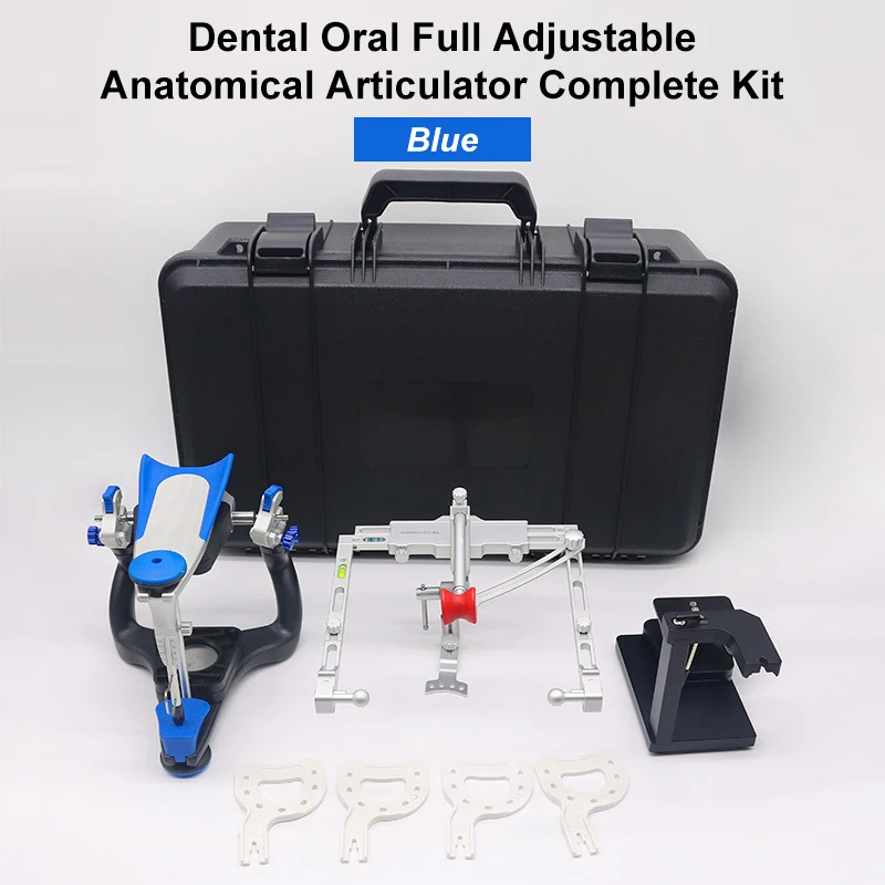 

Dental Oral Full Adjustable Anatomical Articulator Complete Kit Dental Simulation Virtual Occlusion Equipment