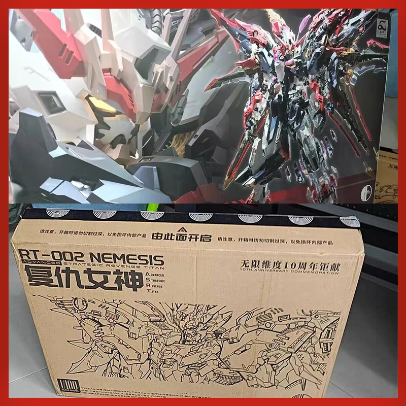 

Mg 1/100 в наличии, бесконечный размер, Немезида, наборы моделей для сборки, игрушка, стратегическая месть, Титан, экшн-фигурка, масштаб Rt-002, подарок