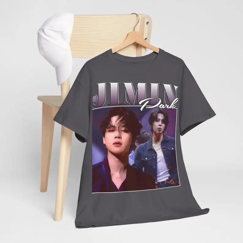 Футболка хлопковая унисекс, Jimin BTS, K-Pop Graphic Tee, удобная и стильная, уникальный дизайн, качественный Топ для фанатов